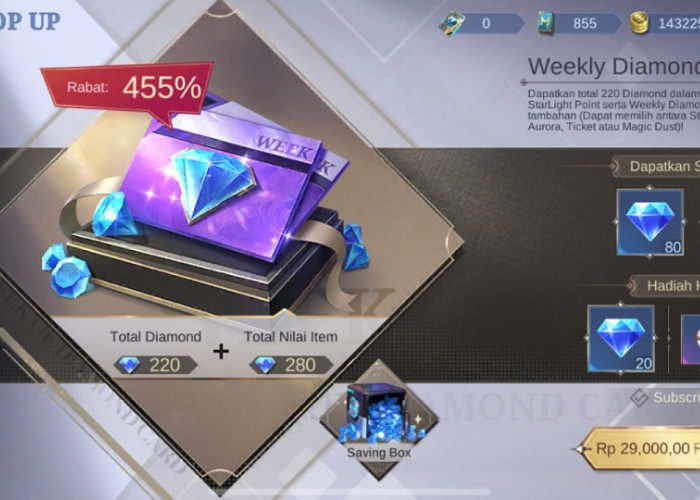 Cara Dapatkan Weekly Diamond Pass Mobile Legends dengan Harga Murah