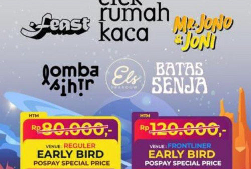 Dapatkan Harga Tiket Istimewa Indie Playground Resurrection Hanya di Pospay