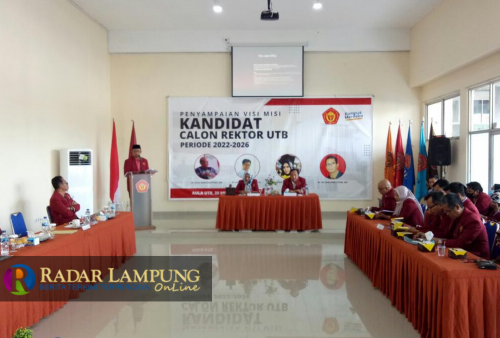 4 Kandidat Calon Rektor UTB Masa Bakti 2022-2026 Sampaikan Visi Misi