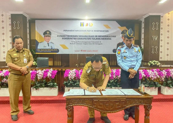 Pemkab Tulang Bawang - Rutan Menggala Jalin Kerjasama, Ini Fokus Bidangnya