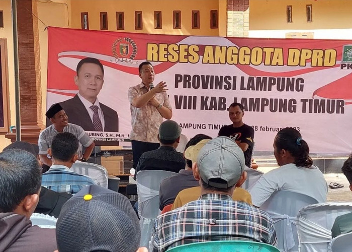 Reses, Pimpinan Komisi III DPRD Lampung Perjuangkan Infrastruktur Jalan 