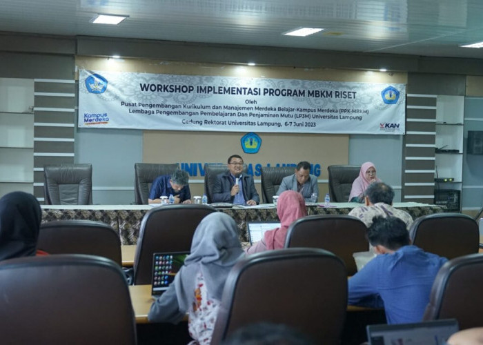 50 Dosen Unila Penerima Hibah, Ikuti Workshop Riset MBKM