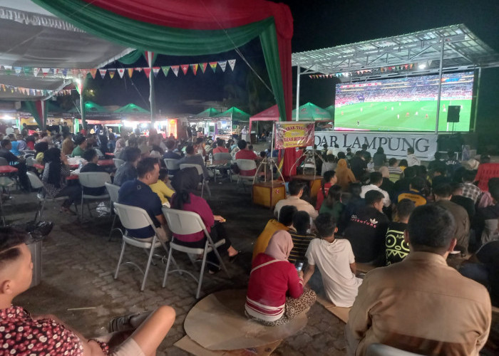 Serunya Nobar di Radar Lampung, Layar Lebar dan Jernih!