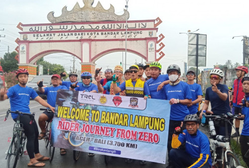 Niat Mulia Birukan Langit, Komunitas Ini Bersepeda dari Aceh sampai Bali