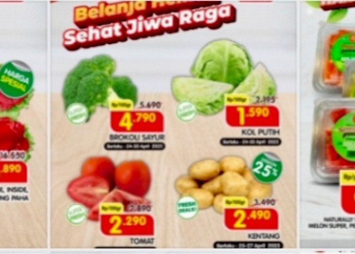 Hanya Hingga Besok Promo Superindo: Buah, Sayur dan Lauk Fresh Maksimal Harga Bersahabat 