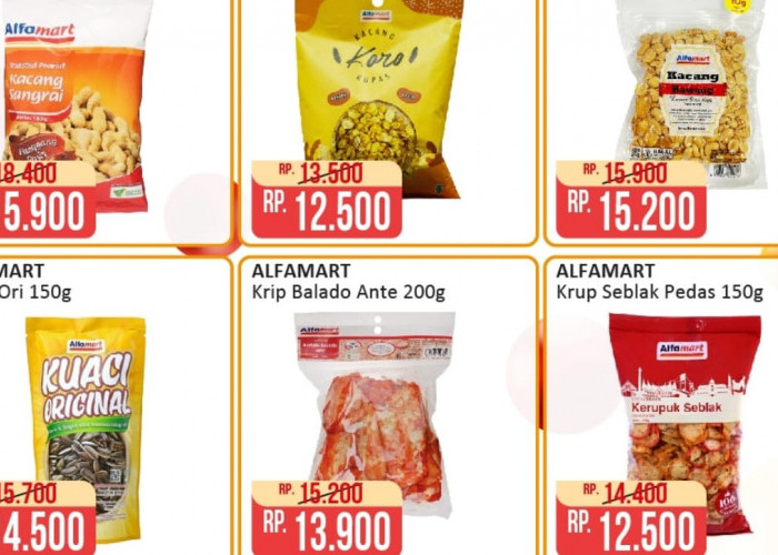 Promo Camilan Spesial Private Label Alfamart, Stok Belanja Dijamin Aman Sampai Akhir Bulan!