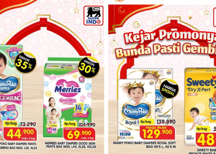 Kejar Promo Superindo Sampai Besok, Ada Popok Bayi Hingga Diskon 35 Persen