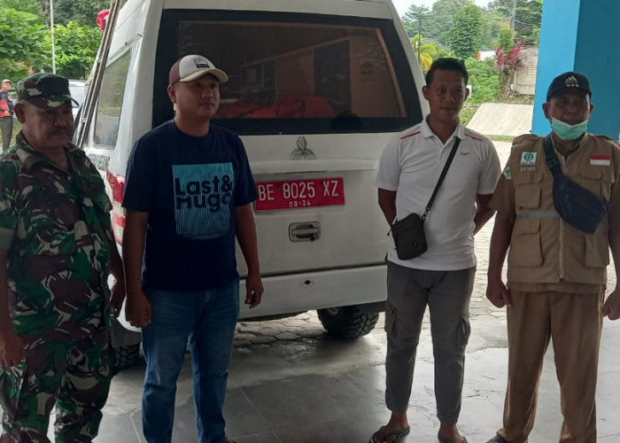 Jenazah Turis Asing Dibawa ke RS Bhayangkara Polda Lampung