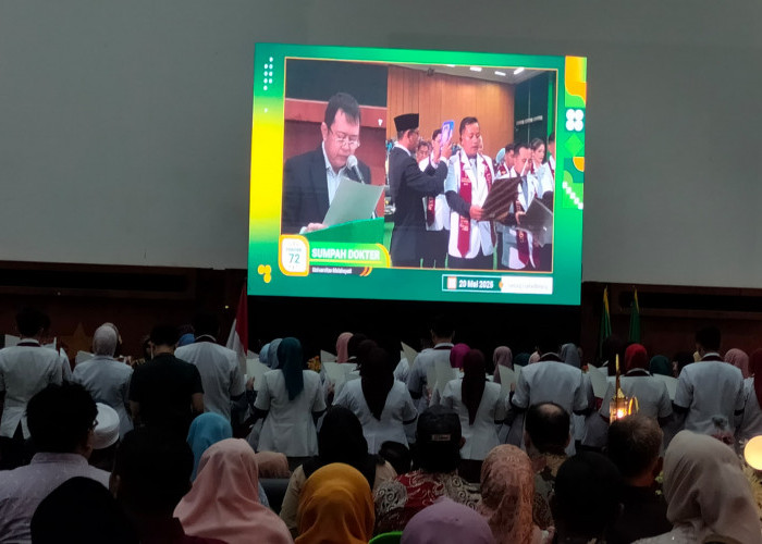 64 Lulusan Kedokteran Universitas Malahayati Resmi Sandang Profesi Dokter