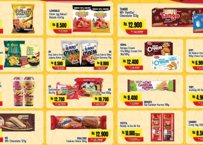 Promo Cemilan Hemat di Alfamart Mulai 8 Sampai 15 Mei 2025, Nikmati Harga Termurah Dijamin Anti Boncos!