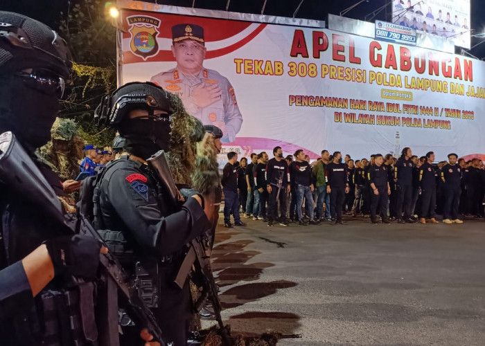 Apel Gabungan Pengamanan Lebaran, Irjen Helmy Santika Atensi Jajaran Beri Rasa Aman ke Pemudik