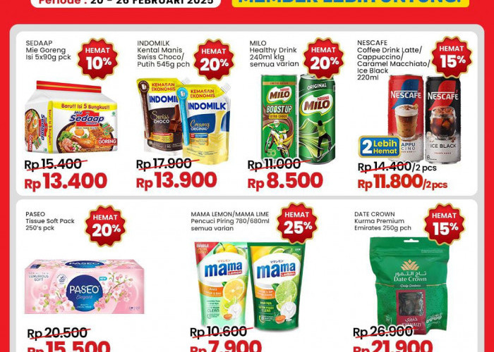 Promo Indomaret Jumat Berkah 21 Februari 2025, Ada Diskon Kurma Ramadhan Rp 21 Ribu