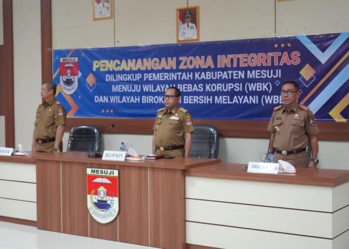 Mesuji Canangkan Zona Integritas wilayah Bebas Korupsi dan Birokrasi Bersih