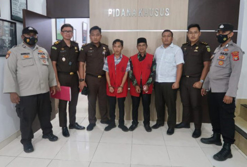 Tilep Uang Negara Ratusan Juta, Kepala dan Sekretaris Tiyuh di Tulang Bawang Barat Masuk Sel  