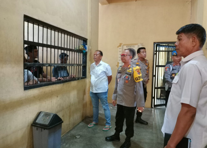 Antisipasi Tahanan Kabur, Polres Tubaba Laksanakan Pengecekan ke Sel