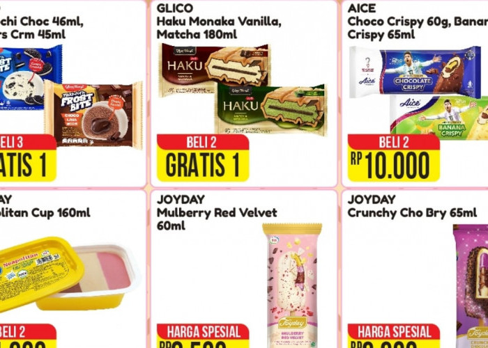 Balikin Mood Dengan Belanja Murah Produk Ice Cream Fair di Alfamart, Ada Promo Beli 3 Gratis 1!