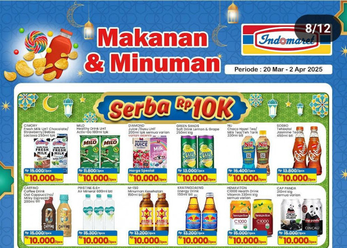 Promo Indomaret Serba Sepuluh Ribu Bikin Untung, Nikmati Belanja Murah Jelang Hari Raya Lebaran