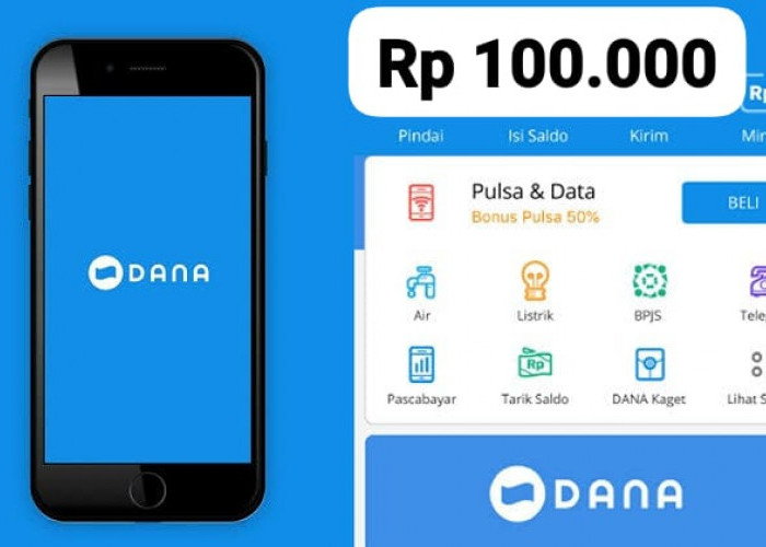 Tanpa Ribet, Cairkan Saldo DANA Gratis Rp 100 Ribu Ke Rekening, Buruan Klik Share Link Cuannya