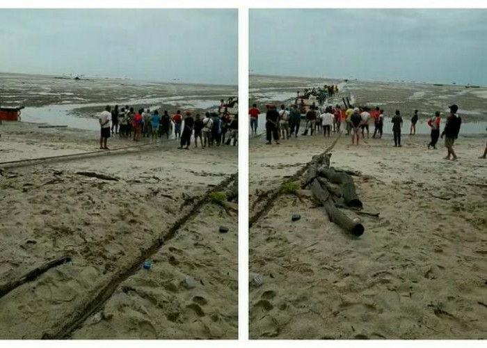 Viral Video Fenomena Air Laut Surut Mirip Tanda Tsunami, Ini Penjelasan BPBD Bangka Belitung