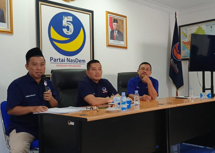 Buka Penjaringan Balonkada, NasDem Lampung: Daftar Saja Tak Perlu Tunggu Mimpi