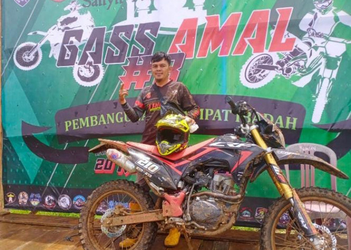 Motor Honda CRF Baru Milik Sekcam Suoh Lampung Barat Digondol Maling