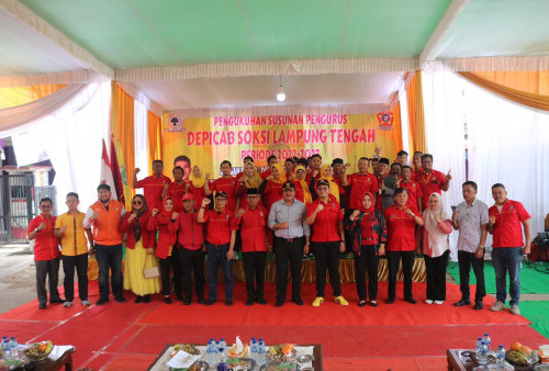 Jabat Ketua SOKSI Lampung Tengah, Lucken Felario Sampaikan Pentingnya Sinergi dalam Pembangunan
