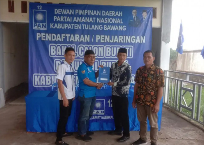 Ketua KONI Tulang Bawang Dapat Rekomendasi Penugasan Dari PAN sebagai Bakal Calon Bupati untuk Pilkada 2024 