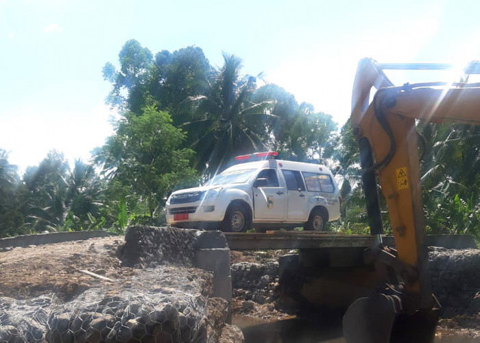 Jembatan Dibangun, Masyarakat Sampang Turus Wonosobo Tanggamus Bebas Dari Keterisoliran 