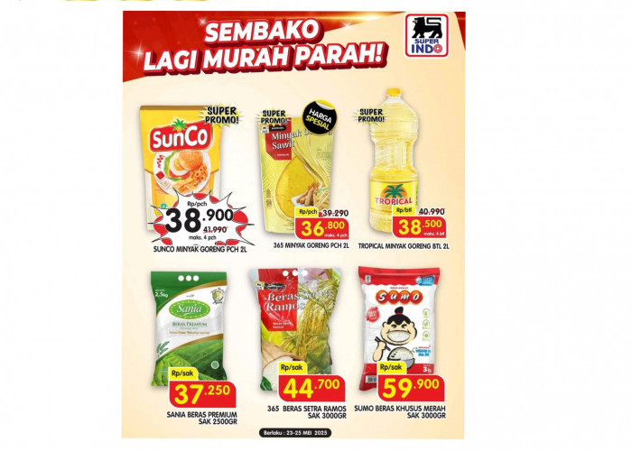 Hari Terakhir Sembako Murah Parah di Superindo, Belanja Hemat Bunda Happy