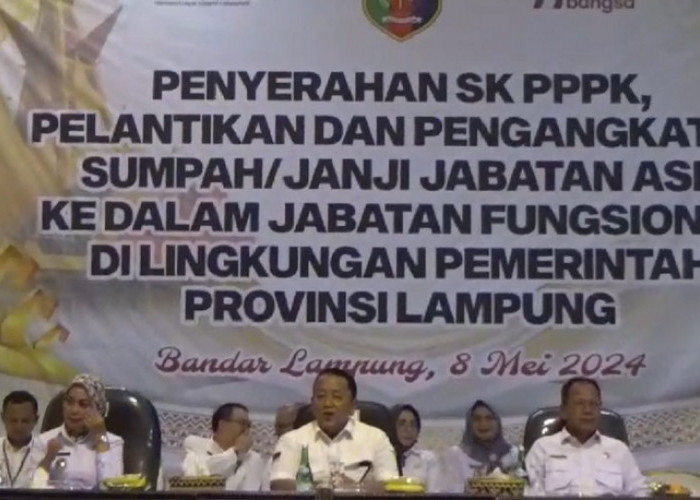 Serahkan 5.365 SK PPPK, Arinal: Jabatan Adalah Amanah Besar Dari Negara!