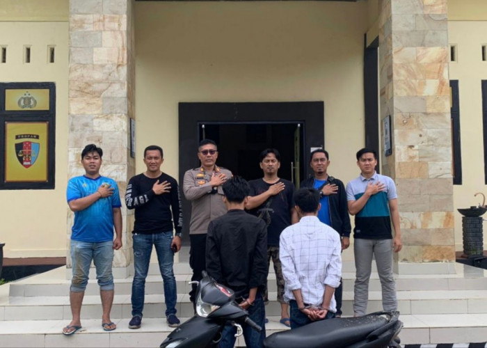 Terlalu! Dua Maling di Tanggamus Gasak Motor di Rumah Duka 