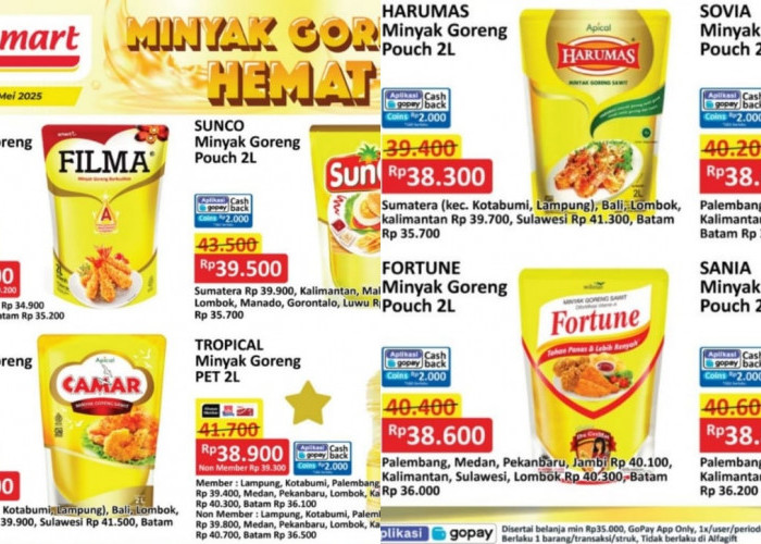 Promo Minyak Goreng Hemat Spesial 7 Hari di Alfamart, Dapatkan Harga Termurah Dijamin Anti Boncos! Cek Katalog
