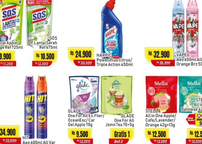 Promo Home Care Kategori Pembersih dan Pewangi Ruangan di Alfamart, Rumah Dijamin Bebas Dari Kuman
