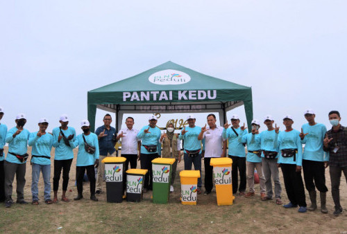 Bangkitkan Sektor Wisata dan Ekonomi Kreatif, PLN Bikin Pantai Kedu Kalianda Kian Cantik