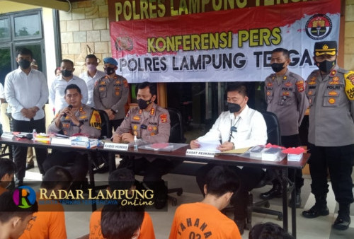 Polres Lamteng Optimalkan OSK, Lima Hari 23 Tersangka Diringkus