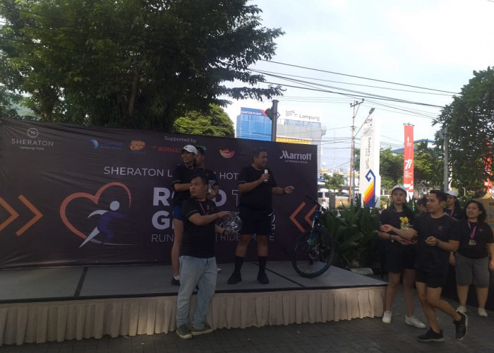 Road Run to Give, Wujud Sheraton Lampung Hotel Bantu Air Bersih di Pedalaman NTT