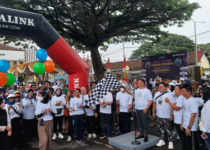 Peringati Hari Kanker Sedunia, IDI Cabang Bandar Lampung Gelar Jalan Sehat