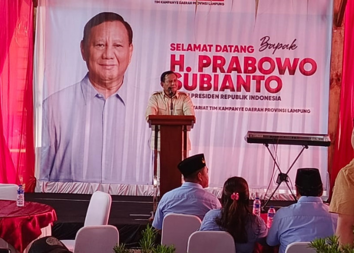 Prabowo: Masyarakat Lampung, Tolong Bantu Saya