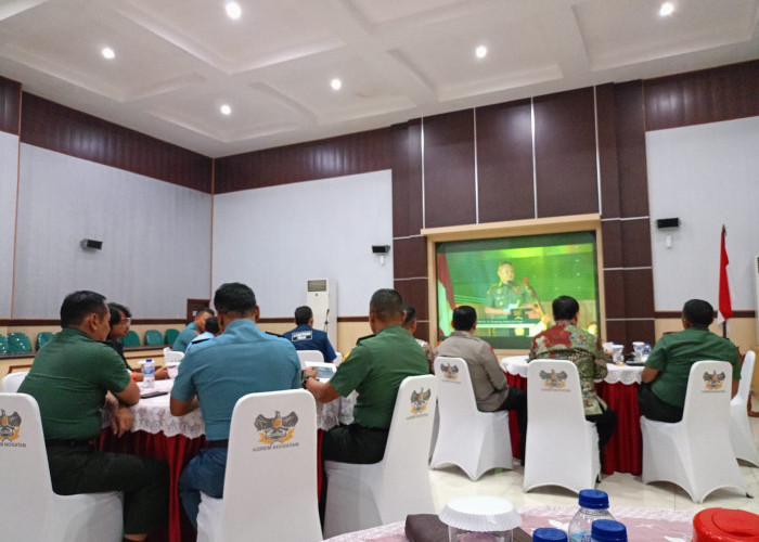 Saksikan KASAD Award, Ini Pesan Danrem 043/Gatam Untuk Media di Lampung