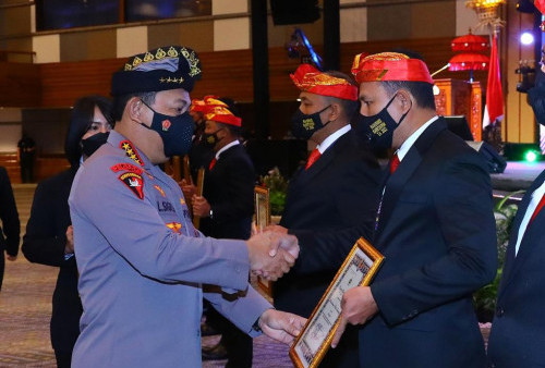 Ditreskrimum Polda Lampung Terima Penghargaan Implementasi _Restoratif Justice_ Dari Kapolri