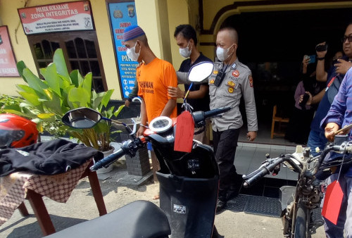 Miris, Pelaku Curanmor Ini Beralasan Mencuri untuk Biaya Hidup Anak dan Istri