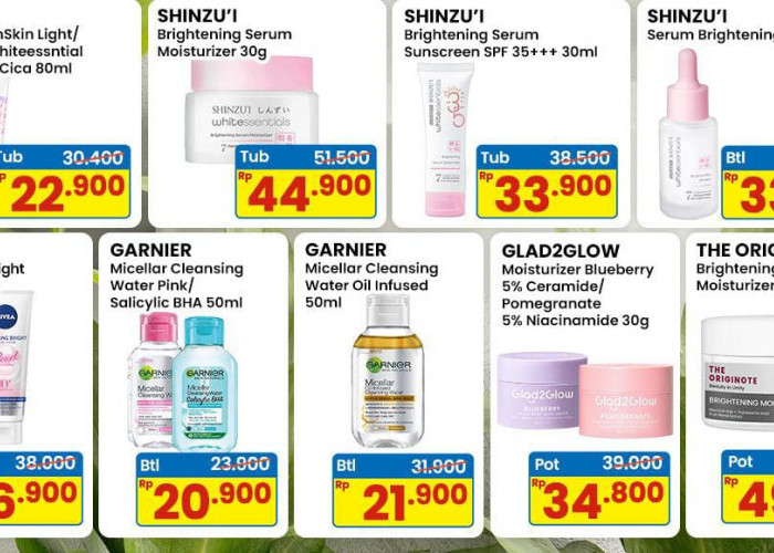Promo Indomaret Personal Care Super Hemat, Belanja Skincare Dapat Diskon 