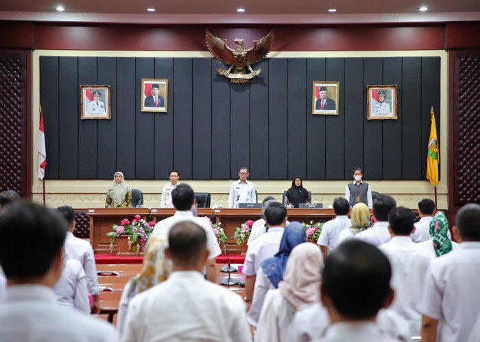 Pemprov Gelar Rapat Pelaksanaan APBD 2023 dan Penguatan Aparatur dalam Penyusunan Laporan Keuangan
