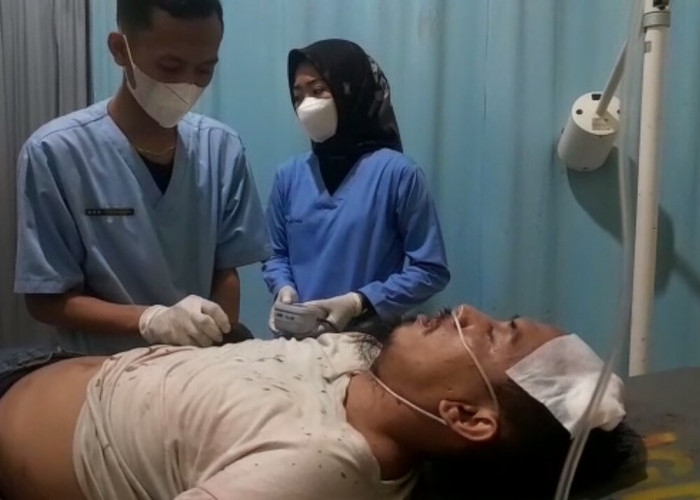 Pria Mabuk Bacok Tetangga Sendiri, Diduga Akibat Dendam Lama Terkait Kerjasama Proyek