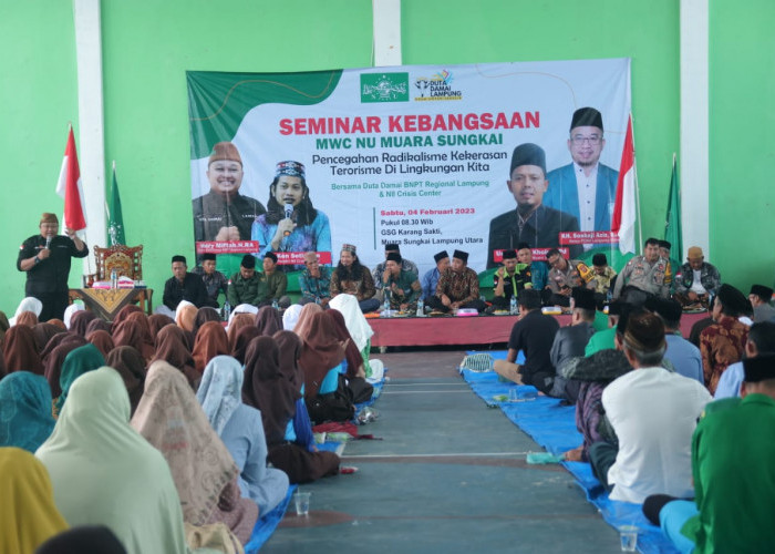 Duta Damai BNPT RI Bersama MWC NU Muara Sungkai Hadirkan NII Crisis Center