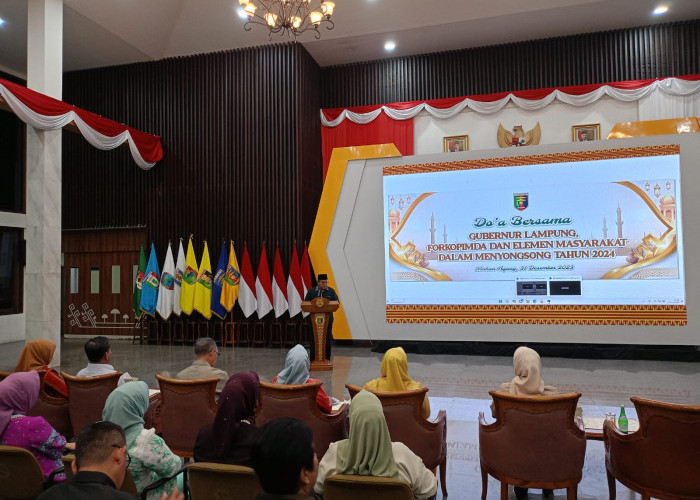 Malam Pergantian Tahun, Pemprov Lampung Isi dengan Doa Bersama