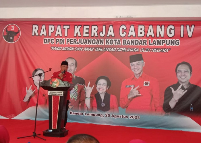 Naikkan Speed, PDI Perjuangan Bandar Lampung Yakin Raih 14 Kursi Pada Pileg 2024