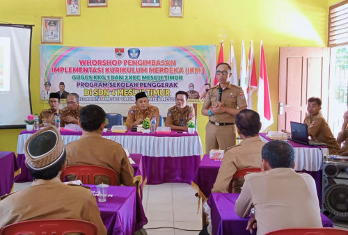 Disdikbud Mesuji Gelar Workshop Implementasi Kurikulum Merdeka
