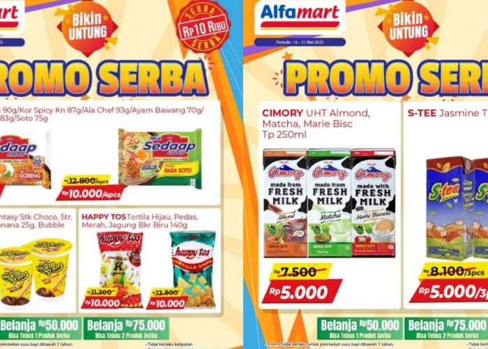 Promo Serba Bikin Untung dari Alfamart, Belanja Murah Mulai Rp5 Ribuan, Cek Produknya