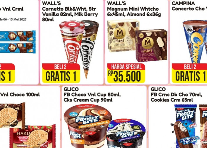 Dijamin Segar Kembali Dengan Belanja Murah Ice Cream Fair di Alfamart, Cek Katalognya